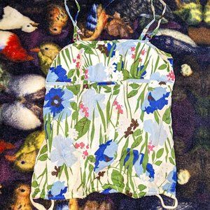 Vintage Y2K Fairycore Cottagecore American Eagle floral cotton cami, size XS